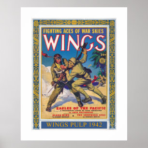 Poster ART Recyclé : MAGAZINE COVER 1942