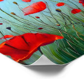 Poster Art Red Poppies (Coin)