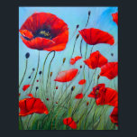 Poster Art Red Poppies<br><div class="desc">Art Red Poppies</div>