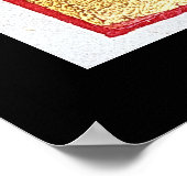 Poster Art religieux chrétien médiéval Christ Enthroné (Coin)