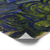 Poster Art rencontre les maths, Van Gogh rencontre Fibona (Coin)