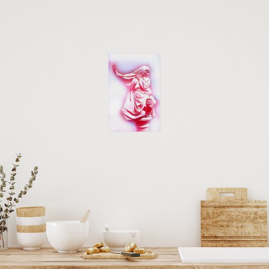 Poster Art rose (Cuisine)