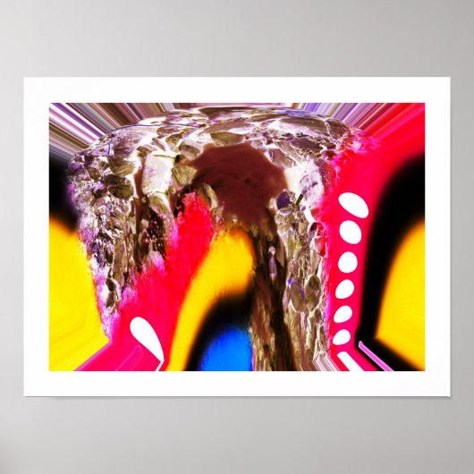 Poster Art rupestre extraterrestre (Devant)