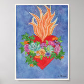 Poster Art Sacré-Coeur Imprimer Convient pour encadrer Mi (Devant)