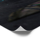 Poster Art Scottish Fold Cœur Perdu (Coin)