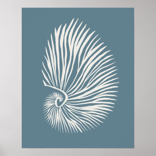 Poster Art Sea Shell (Devant)