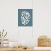 Poster Art Sea Shell (Cuisine)