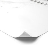 Poster Art simple noir et blanc (Coin)