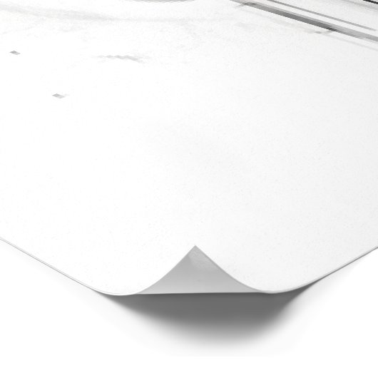 Poster Art simple noir et blanc (Coin)