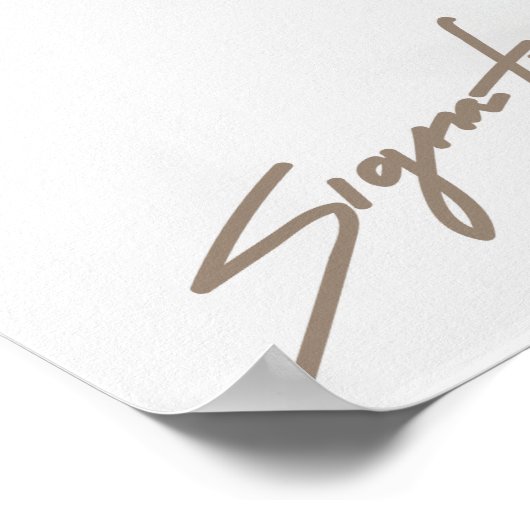 Poster Art simple noir et blanc (Coin)