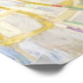 Poster Art solaire coloré Abstrait (Coin)