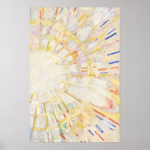 Poster Art solaire coloré Abstrait