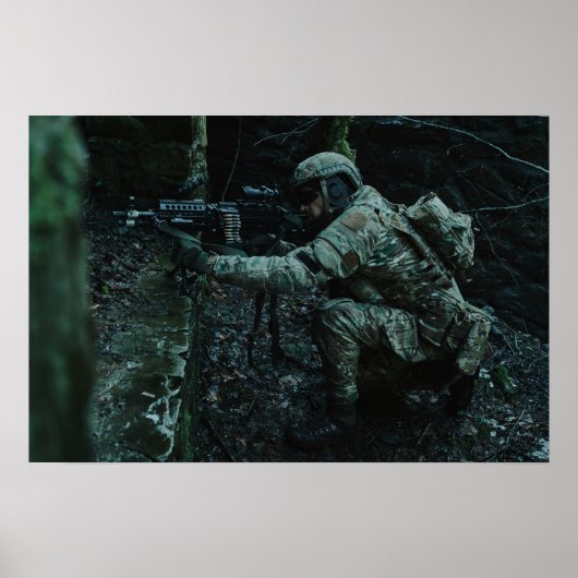 Poster Art Soldat militaire (Devant)