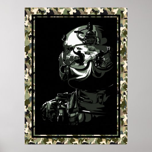 Poster Art Soldat militaire (Devant)