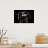 Poster Art Soldat militaire (Cuisine)