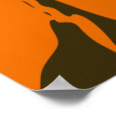 Poster Art spatial vintage de Mars (Coin)