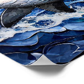 Poster Art sur les requins (Coin)