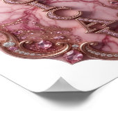 Poster Art textuel 3D or Dynamique Magique (Coin)