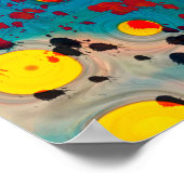 Poster art texture grunge abstraite fond, texture (Coin)