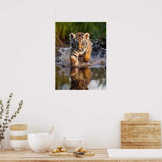 Poster Art Tiger Cub (Cuisine)