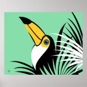 Poster Art Toucan Abstrait (Devant)
