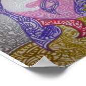 Poster Art tribal de style Maori (Coin)