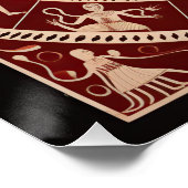 Poster Art tribal Warli (Coin)