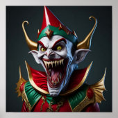 Poster Art vampire généré par IA (Devant)