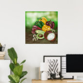 POSTER ART VÉGÉTABLE (Bureau à domicile)