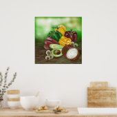 POSTER ART VÉGÉTABLE (Cuisine)