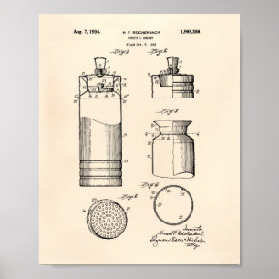 Poster Art vieux Peper de brevet du dispositif trembleur