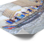 Poster Art vintage chinois ancien (Coin)