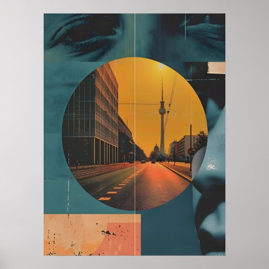 Poster Art Vintage de Berlin (Devant)