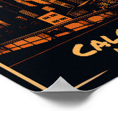 Poster Art Vintage de Calgary (Coin)