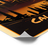 Poster Art Vintage de Calgary (Coin)