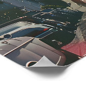 Poster Art Vintage de San Francisco (Coin)