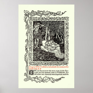 Poster Art vintage de Walter Crane pour Kelmscott Press