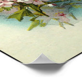 Poster Art vintage Fleur d'anniversaire 1920 (Coin)