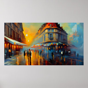 Poster Art vintage France ancien