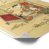 Poster Art vintage japonais ancien (Coin)