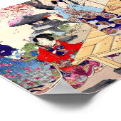 Poster Art vintage japonais ancien (Coin)