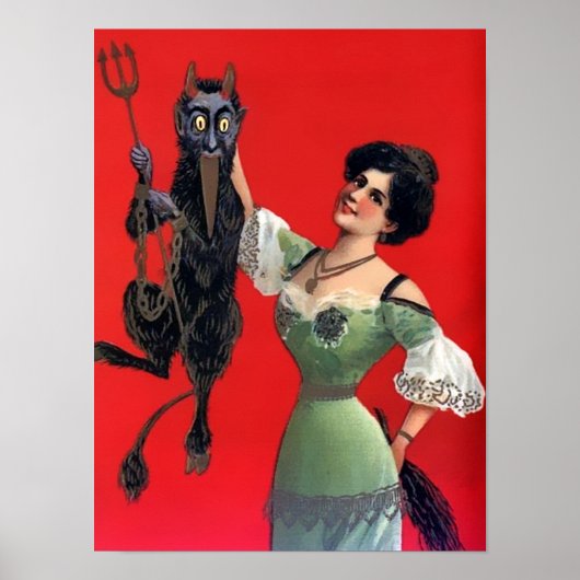 Poster Art vintage Krampus (Devant)