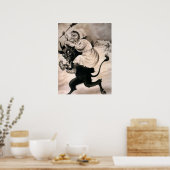 Poster Art vintage Krampus (Cuisine)