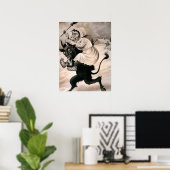 Poster Art vintage Krampus (Bureau à domicile)