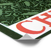 Poster Art vintage Nouveau Noël 1895 (Coin)