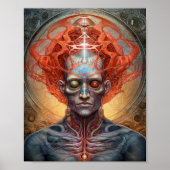 Poster Art Visionnaire Surreal Man (Devant)