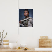 Poster Art Vrouw Soldaat (Keuken)