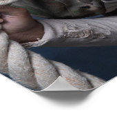 Poster Art Vrouw Soldaat (Hoek)