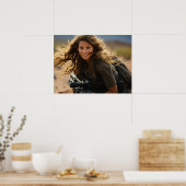 Poster Art Vrouw Soldaat (Keuken)