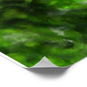 Poster Art Watercolor Parrot Green Parakeet Cadeau (Coin)